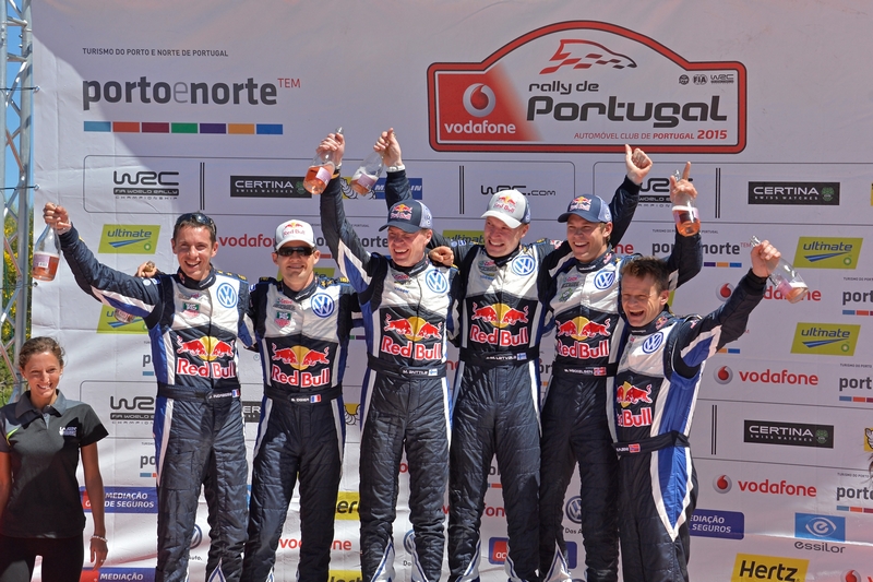 WRC: One-Two-Three in Portugal as Volkswagen dominate