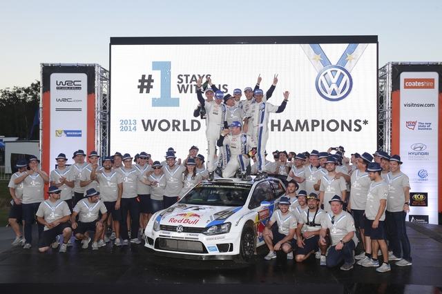 WRC: Rally Australia sees Volkswagen dominate with a one two three