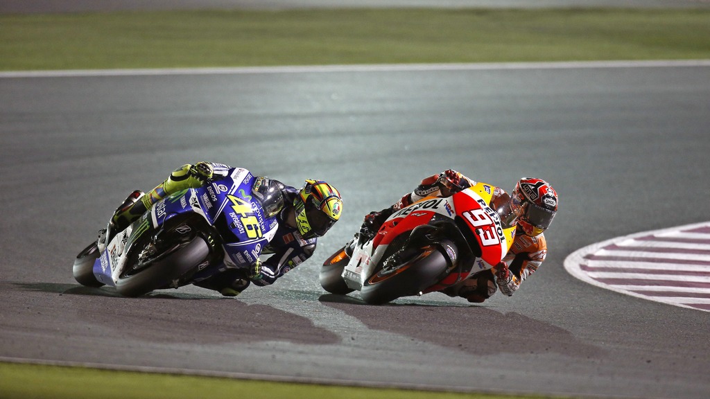 MotoGP: Gritty Marquez overcomes Rossi to take momentous Qatar GP win