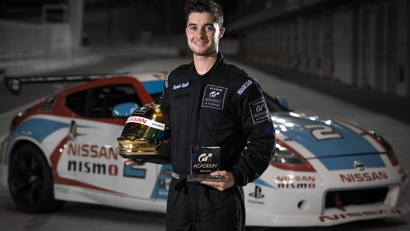 Events: Romain Sarazin from France crowned European NISMO PlayStation GT Academy champion 2015
