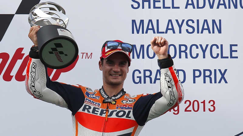 MotoGP: Pedrosa victorious as Lorenzo and Marquez battle in hot Malaysia