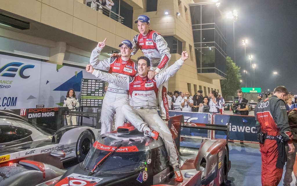 Bahrain: Emotional last victory for Audi as Dumas, Jani and Lieb are crowned World Champions at FIA WEC Bapco 6 Hours of Bahrain
