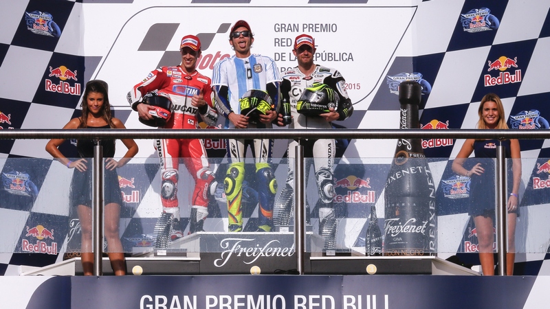 MotoGP: Rossi takes sensational victory after crashing with Marquez in Argentina