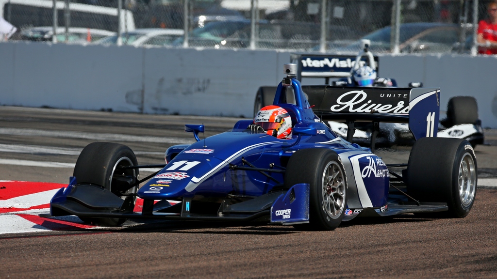 IndyLights: Jones vows to fight back after luckless Indy Lights opener in Florida