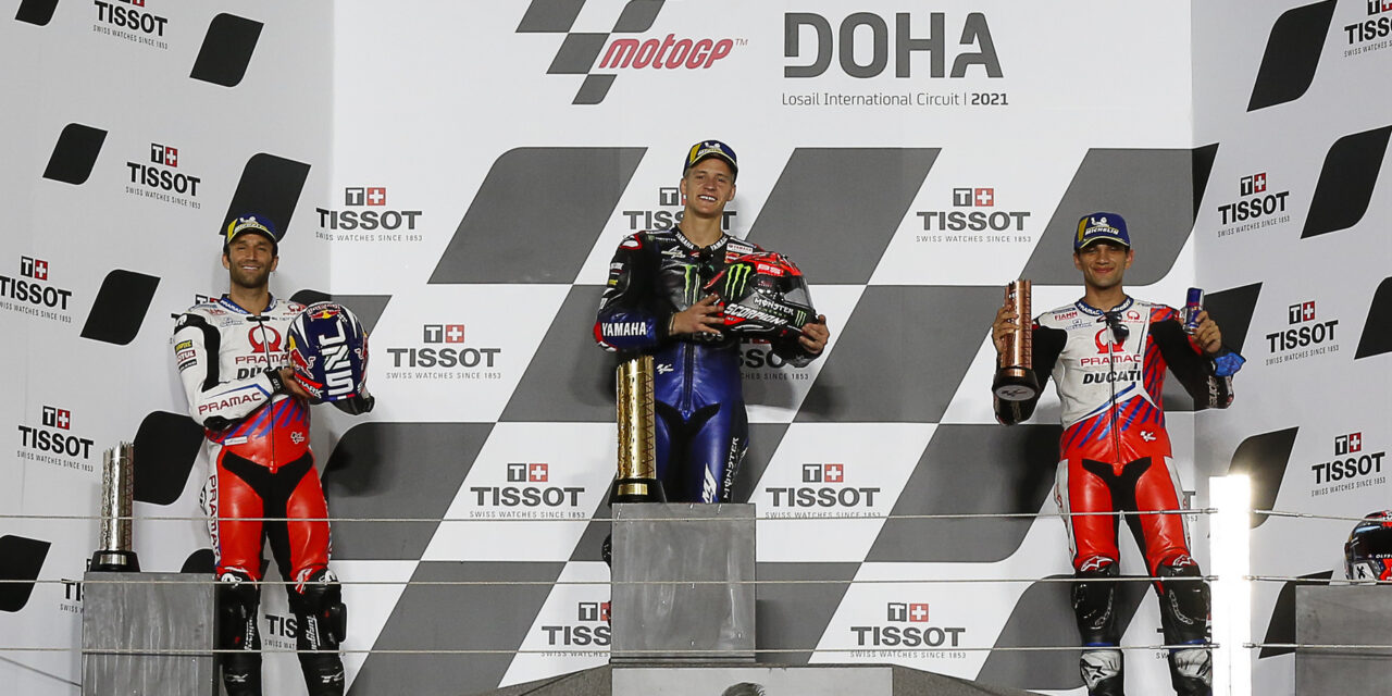 MotoGP: Quartararo carves his way to victory as Zarco and Martin duel to the line in Qatar