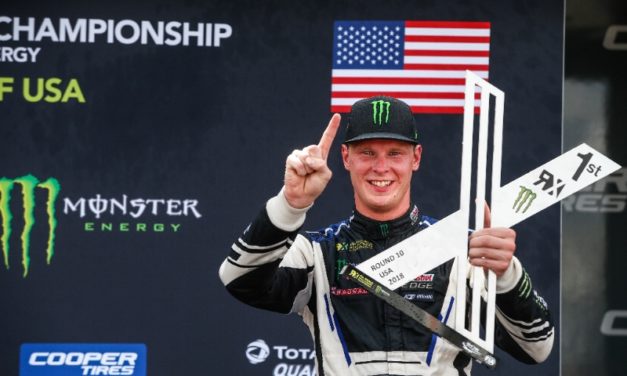 Rallycross: Johan Kristoffersson crowned 2018 World Rallycross Drivers’ Champion in Texas