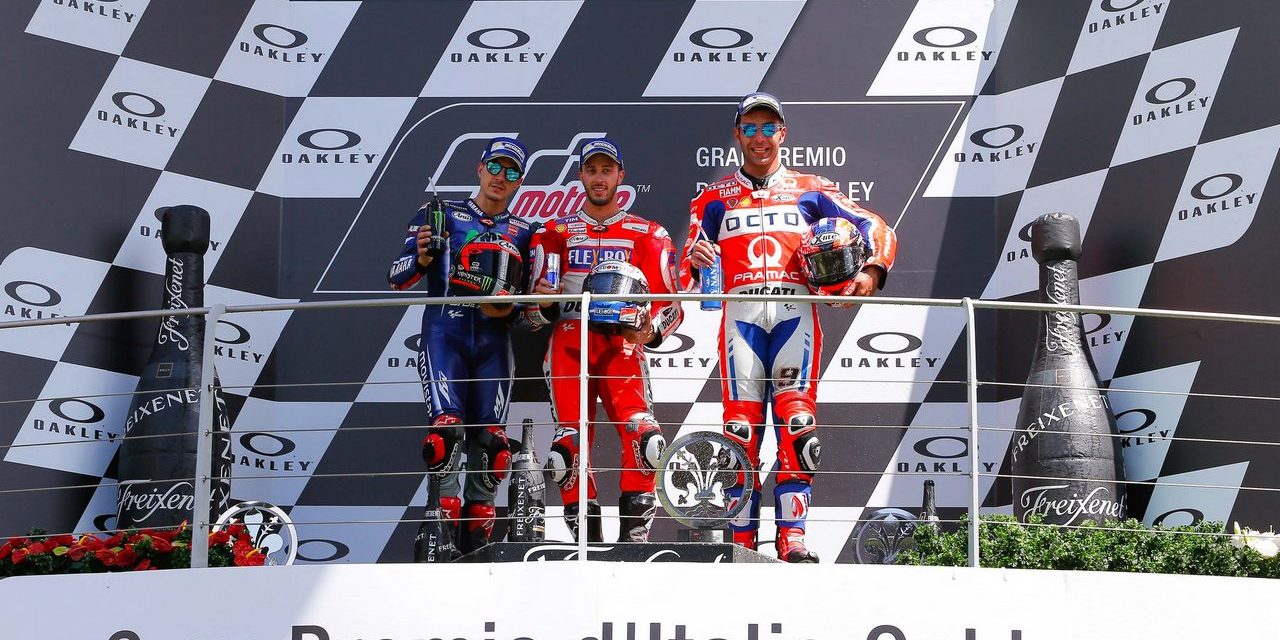MotoGP: Dovizioso takes magnificent win at Italian GP for Ducati