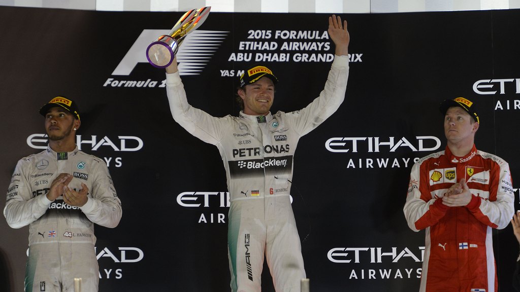 F1: Rosberg takes third consecutive win in Abu Dhabi as Mercedes seal record breaking one-two season finishes