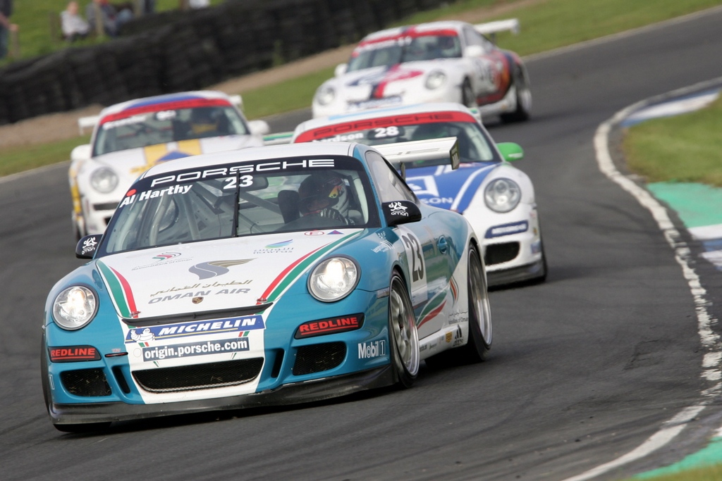 Porsche Carrera Cup GB: Al Harthy back on podium in Scotland through adventurous conditions