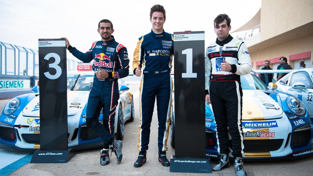 Porsche Cup Middle East: Schmidt and Ashkanani duo scoop double success for Al Nabooda Racing Team