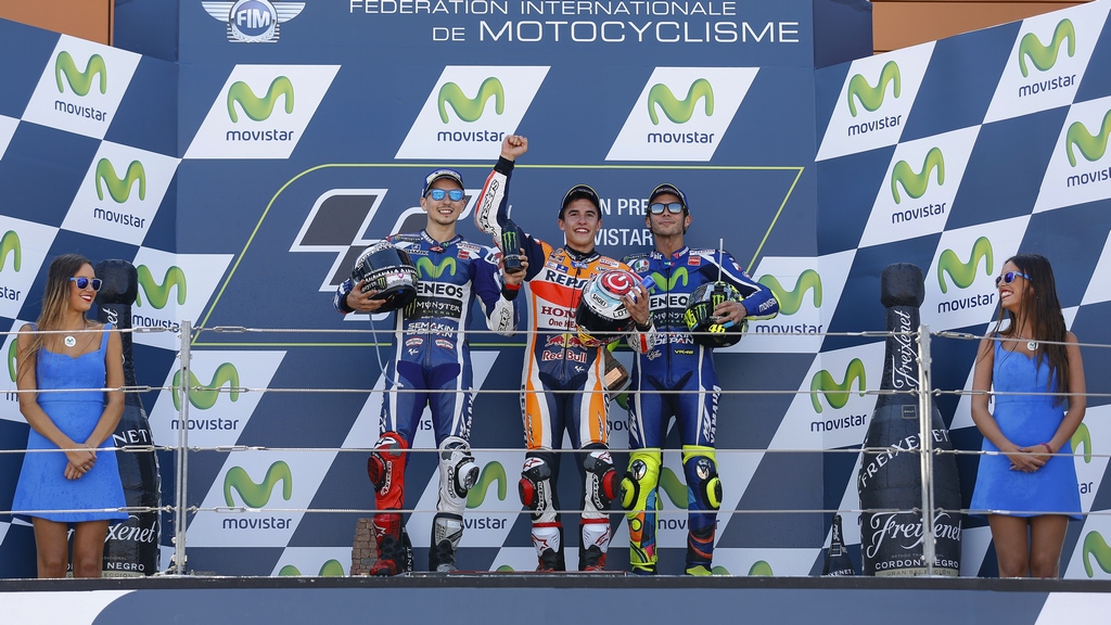 MotoGP: Championship leader Marquez takes stunning victory on home turf as Lorenzo fights off Rossi