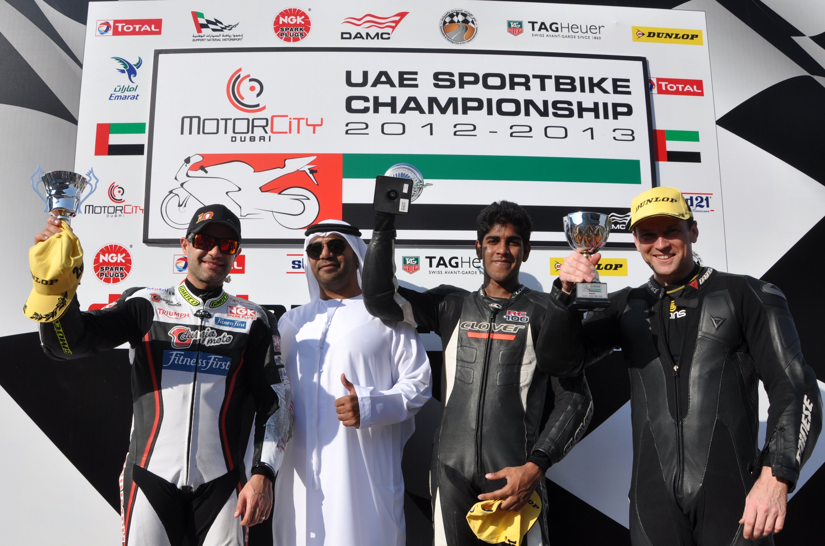 UAE: Indian rider Surya Raja takes double win on opening day of Motorcity UAE Sportbike Championship