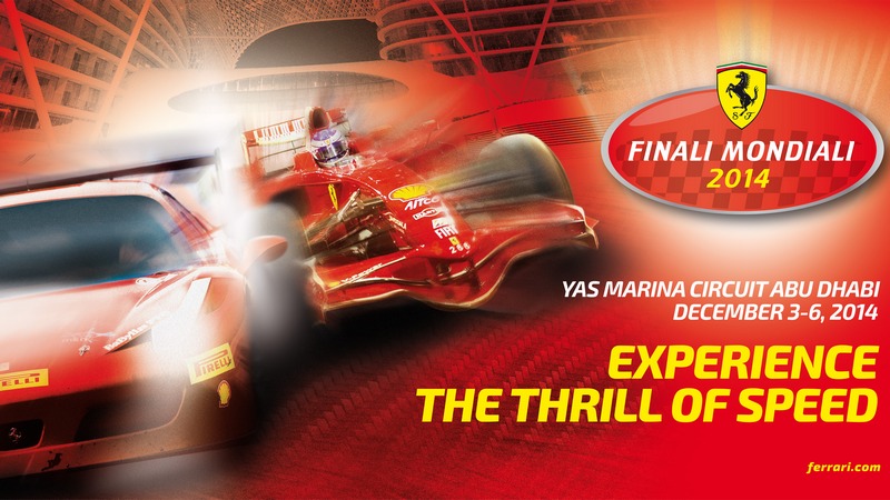 Events: Ferrari Finali Mondiali from 3 to 6 December in Yas Marina Circuit, Abu Dhabi