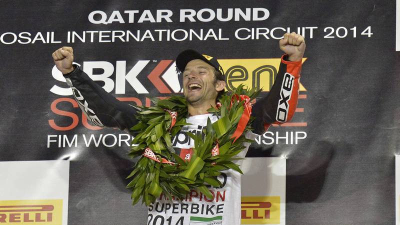 WSBK: Guintoli does the double and takes the World Champion title in Qatar with Aprilia