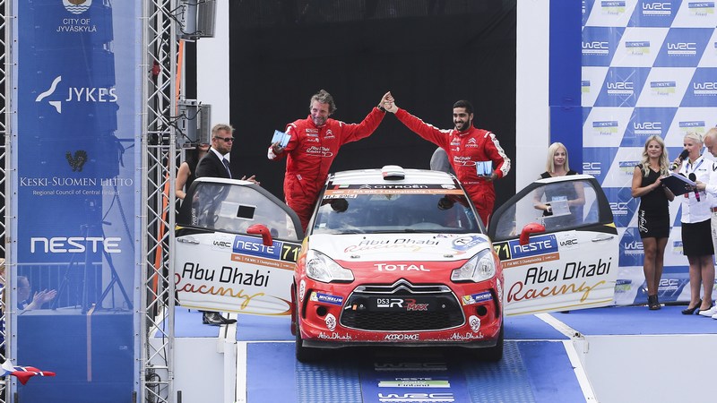 Rally: Gruelling weekend for Junior Abu Dhabi Racing driver Al Mutawaa at Rally Finland