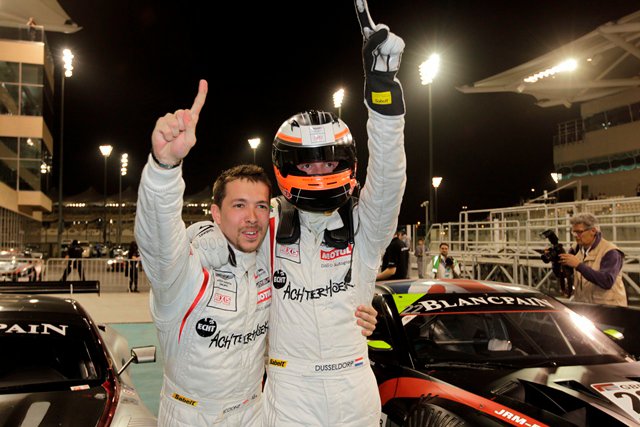FIA GT1: Hexis AMR Aston Martin team claim win in action packed opening round in Yas Marina Circuit, Abu Dhabi