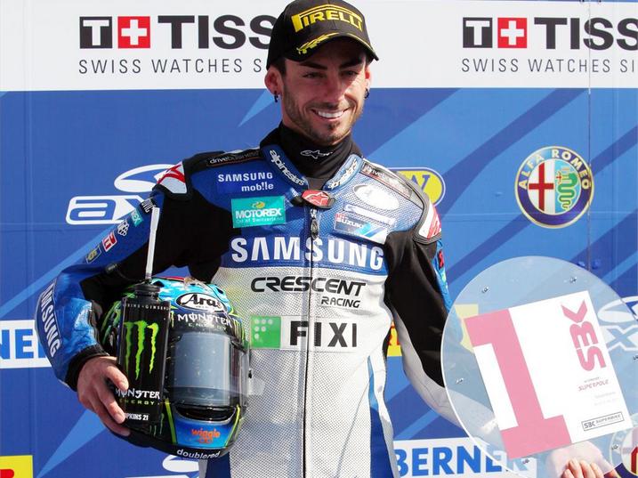 WSBK: Wildcard Hopkins takes Superpole in his debut at Silverstone