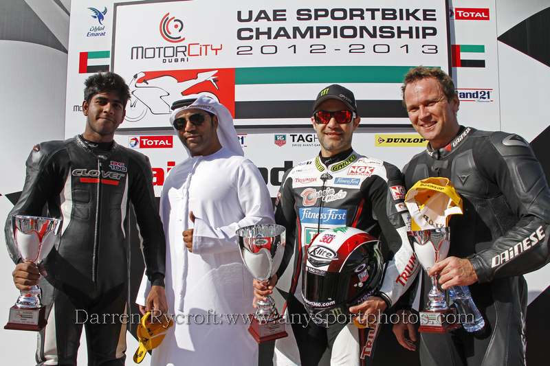 UAE Sportbikes: Surya Raja secures solid points to maintain his slender title lead