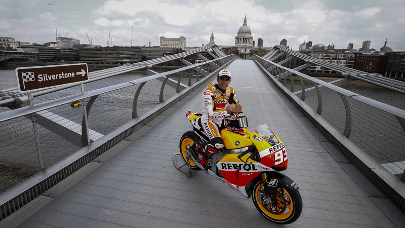 MotoGP: Marquez brings London to a standstill on Millennium Bridge