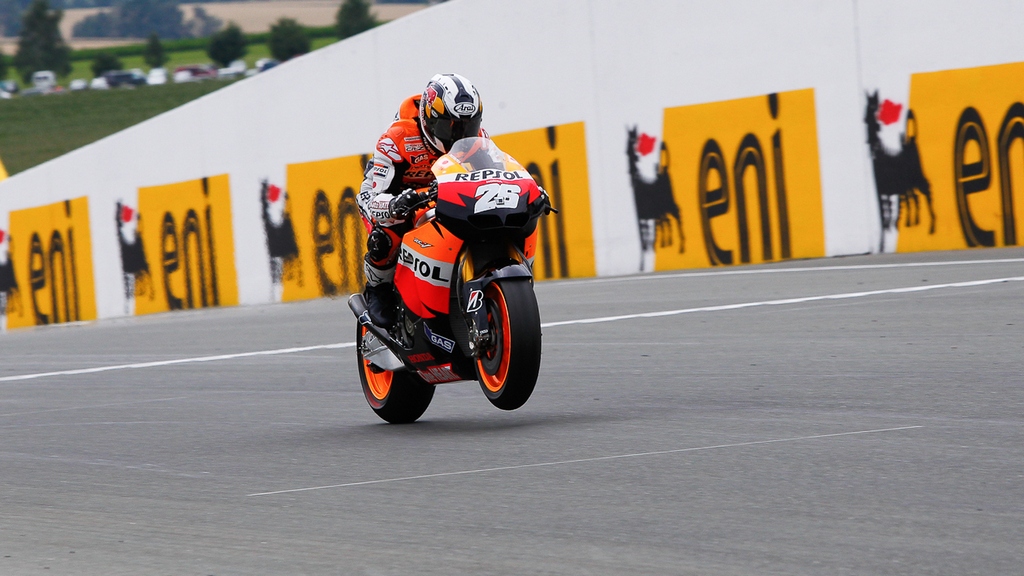 MotoGP: Pedrosa back to winning ways at Sachsenring with Lorenzo in gripping last lap scrap