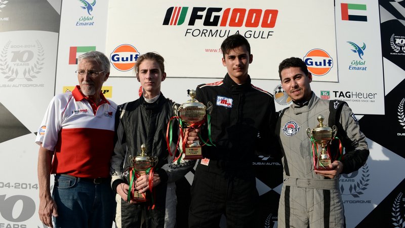 Dubai: 16yr old Tejas Hirani takes stunning double Formula Gulf victory at Dubai Autodrome
