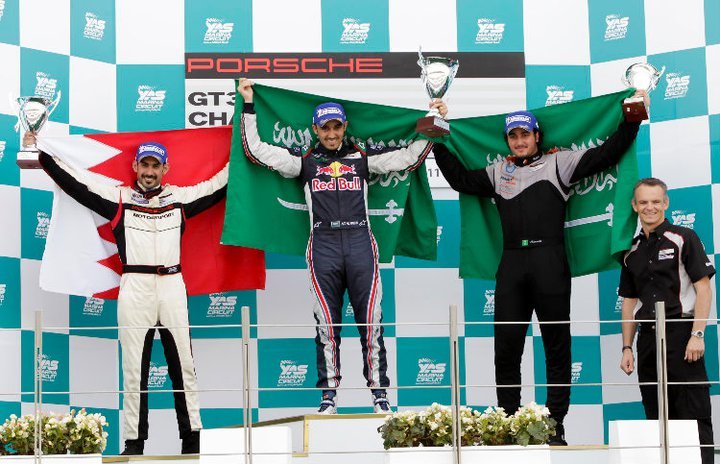 Porsche GT3: Thrilling close action at Yas Marina brings close fought wins for Al Faisal and Al Qubaisi