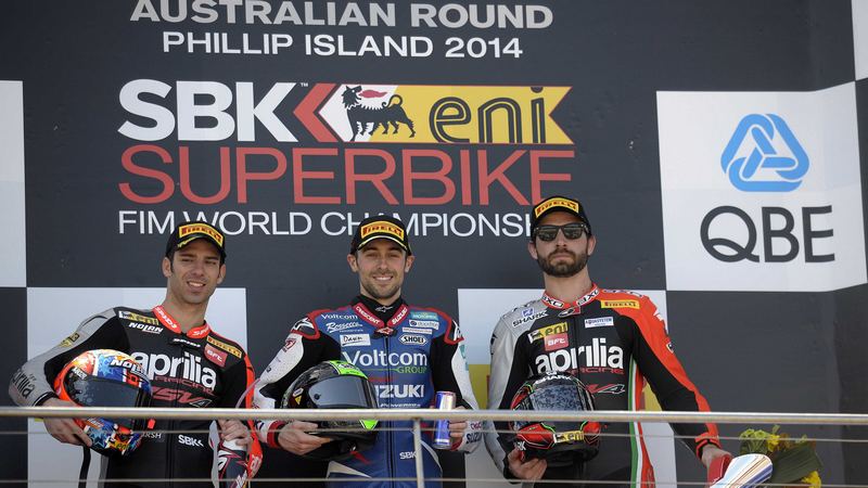 WSBK: Suzuki rider Laverty steals race one as Aprilia’s Guintoli takes race two