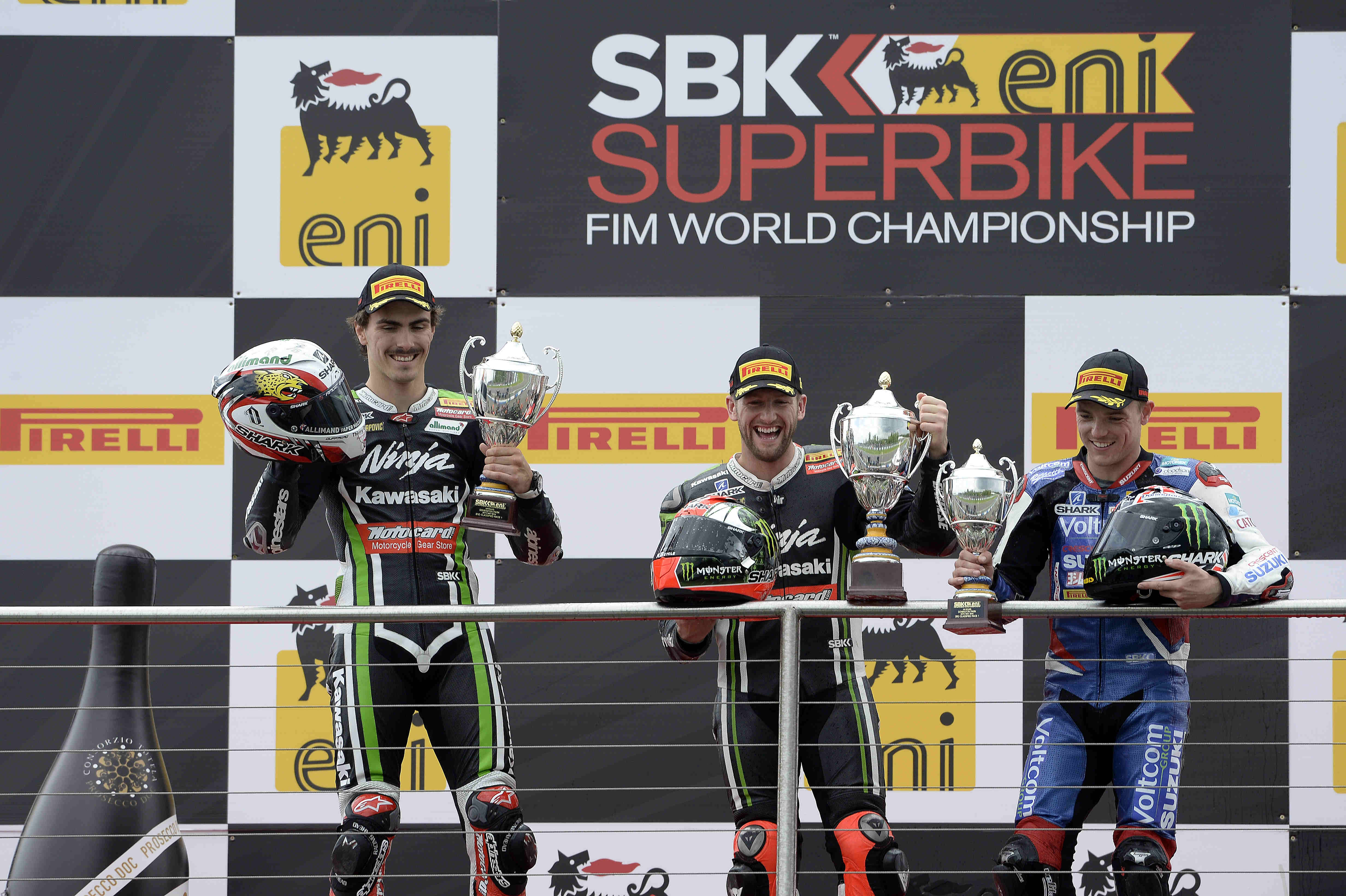 WSBK: Sykes scoops double victories for Kawasaki at Donington