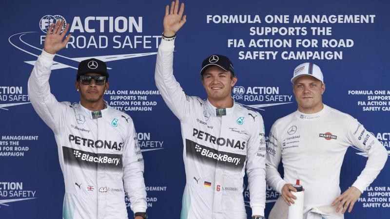 F1: Mercedes AMG Petronas front row lockout with Pole for Rosberg at Japanese Grand Prix