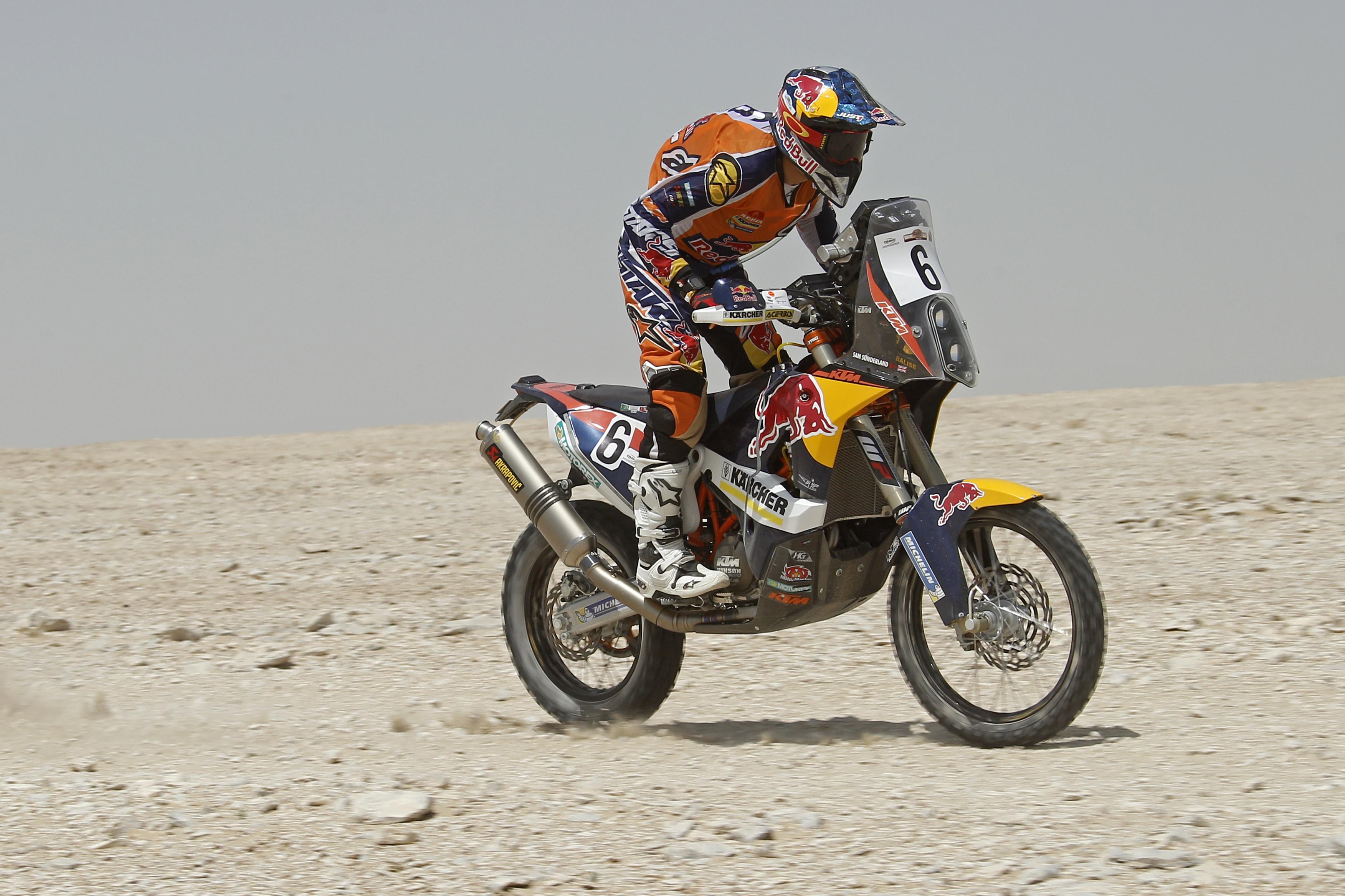 Rally: Sealine Qatar stage two victories for Sunderland, Al Attiyah and Abu Issa