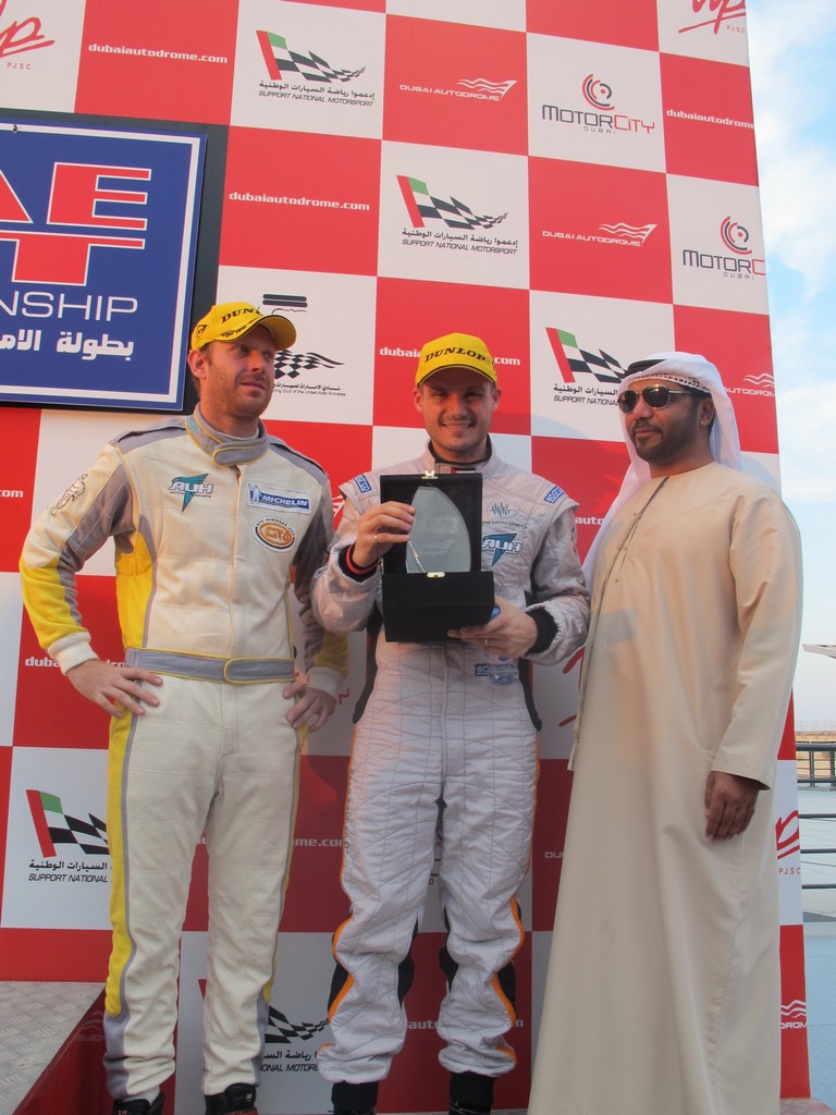 UAE GT: Palestinian team Sayel Racing take 3rd place in UAE GT Championship