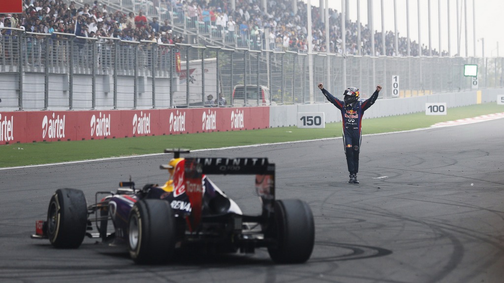 F1: Sebastian Vettel and Red Bull seal World Championship in India