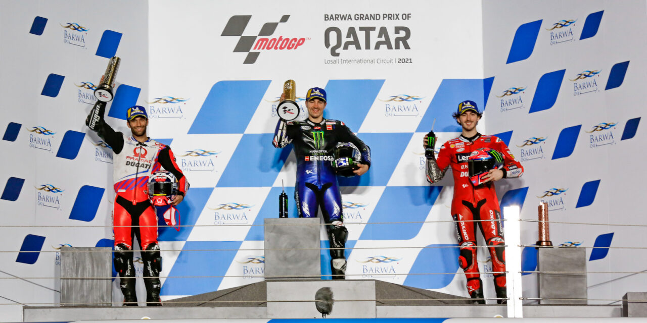 MotoGP: Vinales battles through to stunning victory as 2021 begins in style in Qatar