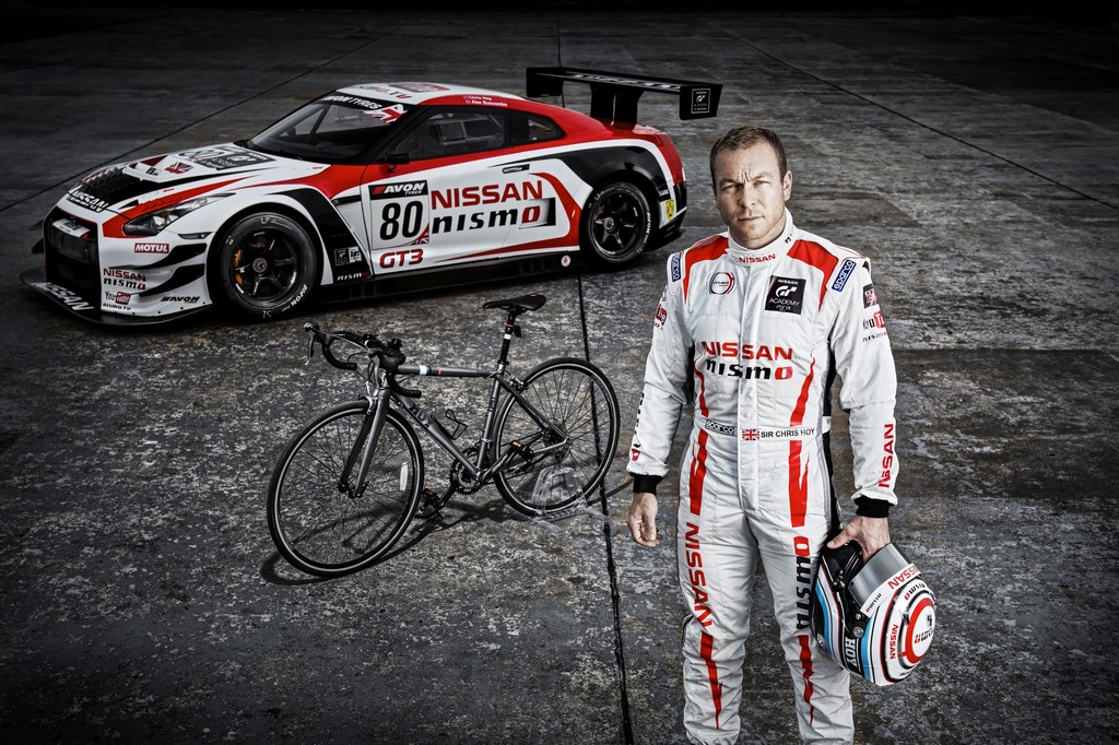 GT: Team GB cycling legend Sir Chris Hoy swaps two wheels for four in dream seat with Nissan