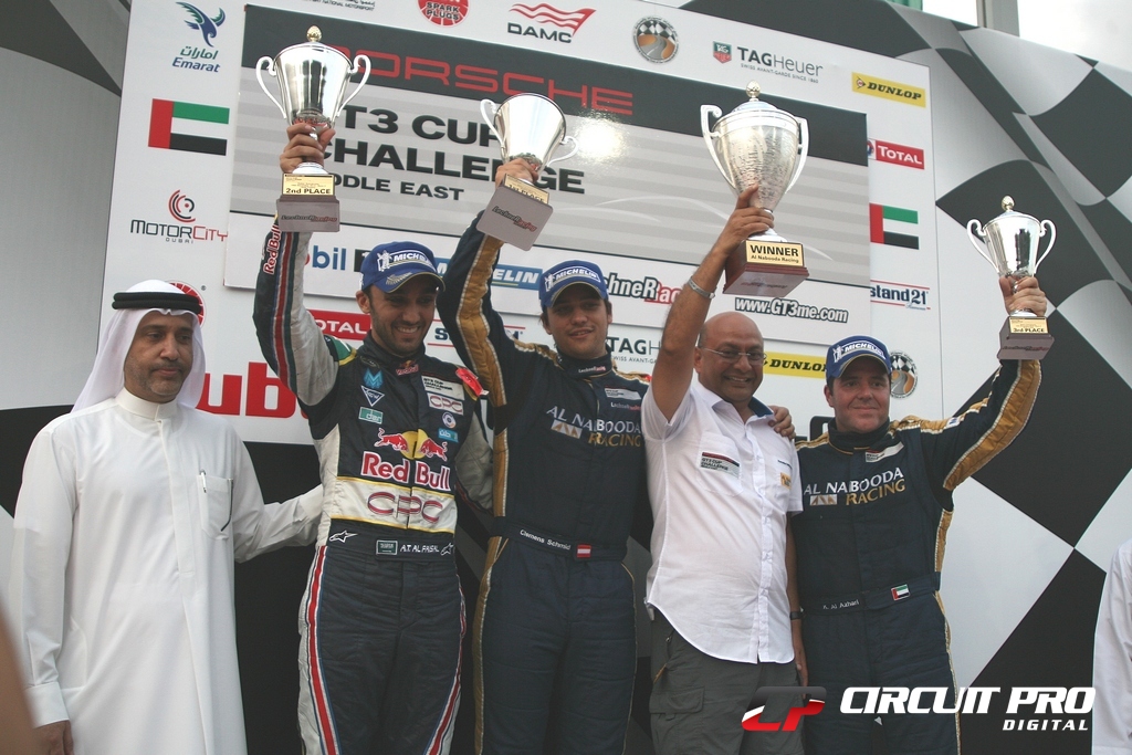Porsche GT3 Cup Challenge Middle East: Sensational Schmid secures victory in Round 6 at the Dubai Autodrome