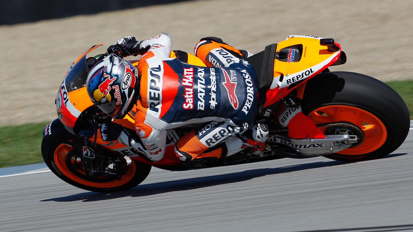 MotoGP: Pedrosa on Indianapolis pole with Stoner in doubt after crash