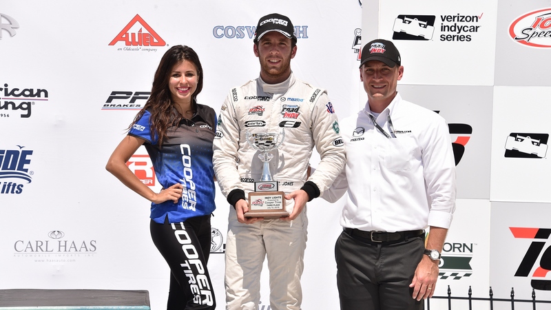 IndyLights: Jones extends Indy Lights advantage with sixth podium of season at Iowa Speedway