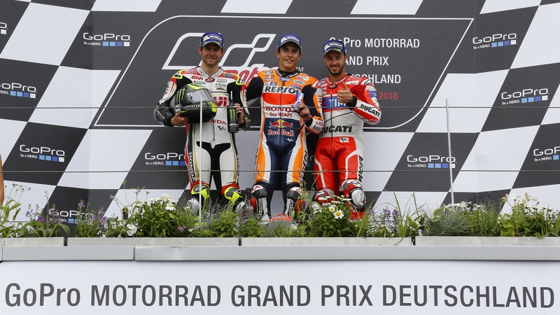 MotoGP: Marquez wins big with tyre gamble at wet Sachsenring