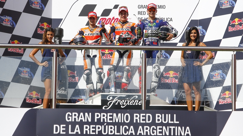 MotoGP: Third successive triumph for Marquez in Argentina