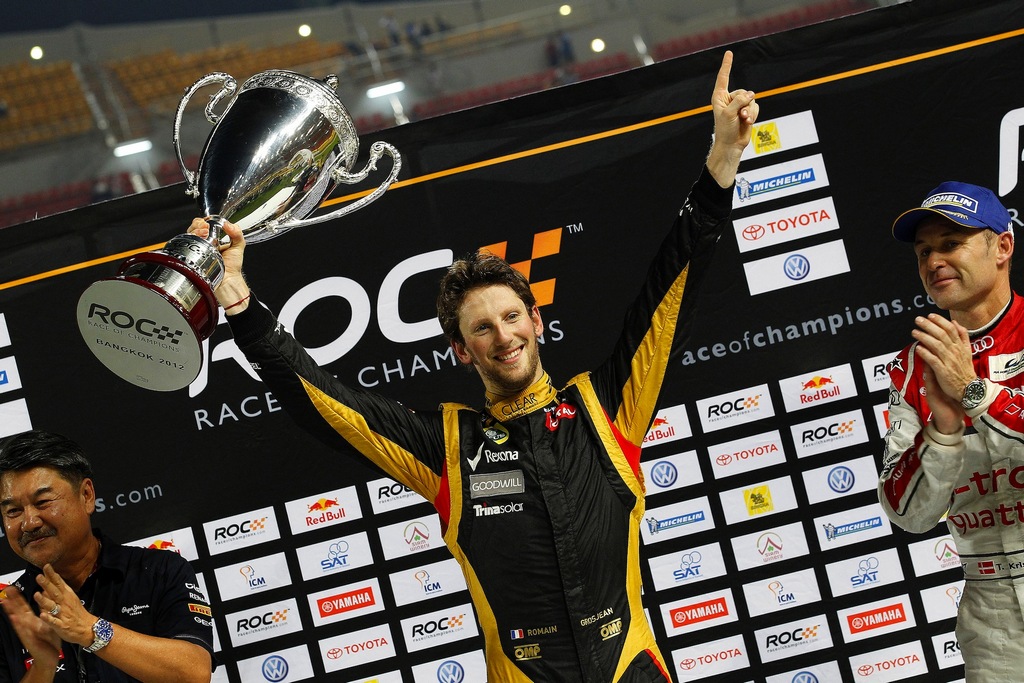 Race of Champions: F1 star Grosjean crowned Champion of Champions in Bangkok finale