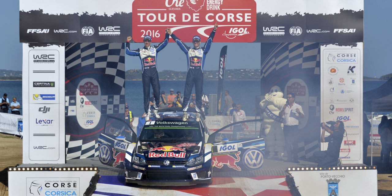 WRC:  Volkswagens Sébastien Ogier dominates in Corsica – Rally France