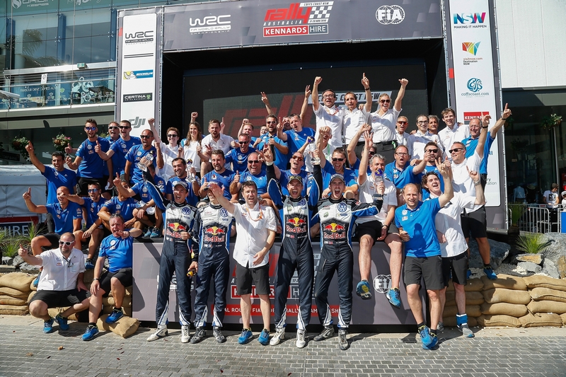WRC: Rally Australia – Volkswagen one-two to end an era – Mikkelsen and Ogier make WRC history in Australia