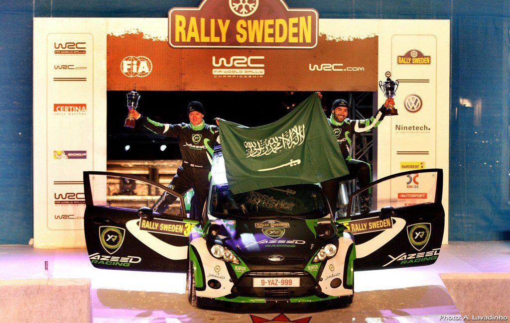 WRC: Saudi Arabia’s Yazeed Al Rajhi triumphs in Sweden as Al Ketbi flies UAE flag to the finish